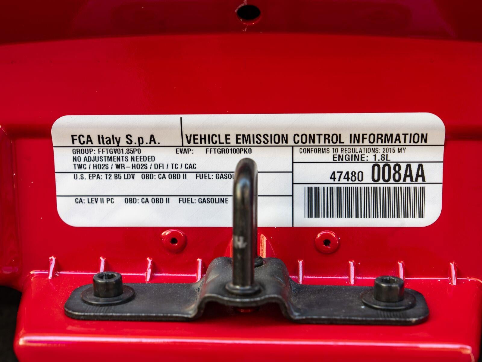 2015 Alfa Romeo 4C 2dr Cpe